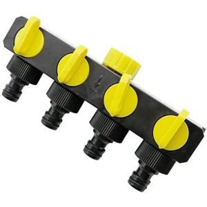 Four Ways Hose Splitter, Garden Hose Connector