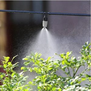 One Way Mist Fogger Garden Irrigation Plastic Sprinkler