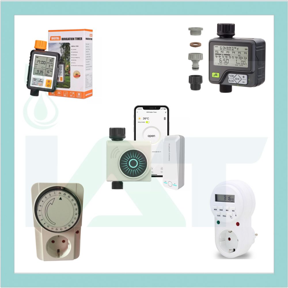 digital timer for auto control drip sprinkler irrigation system for agriculture garden watering Bangladesh, ionex agro technology